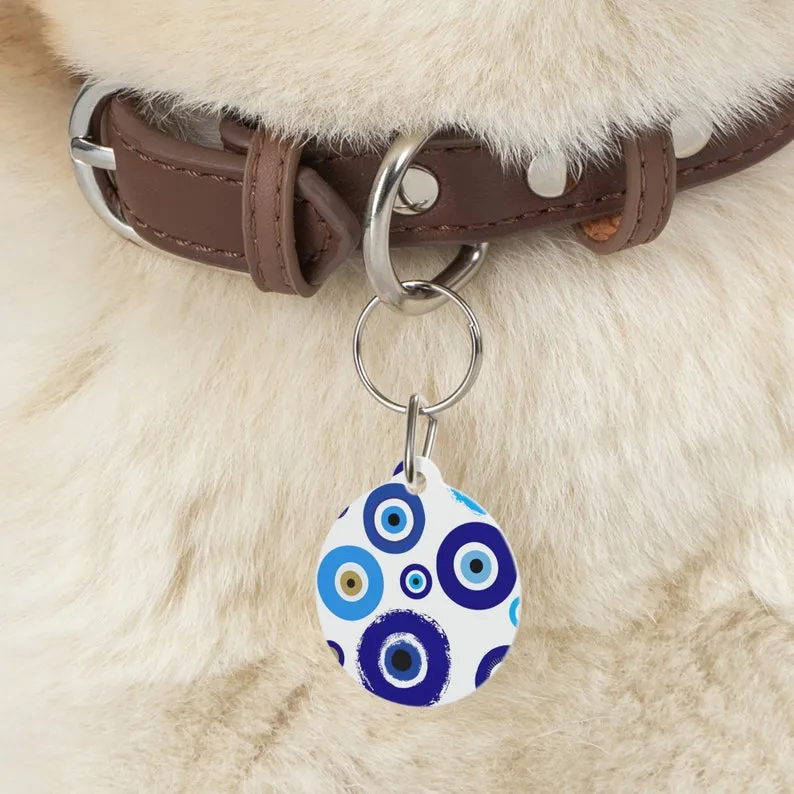 Evil Eye Print Pet Tag - Image 4