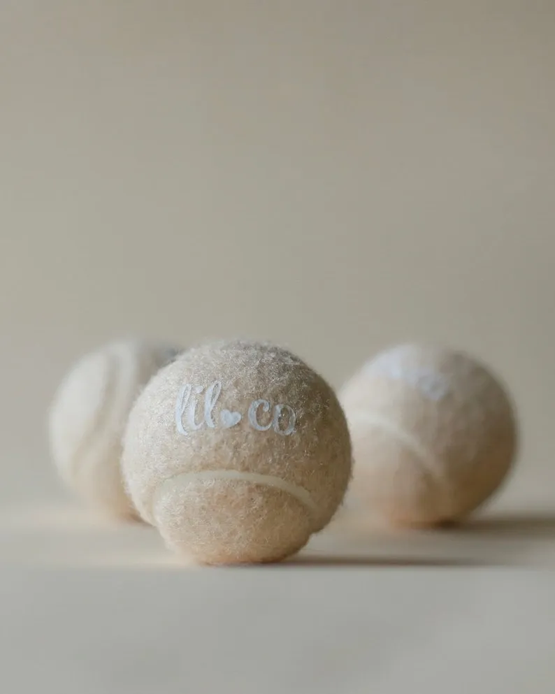 Lilco Natural Rubber Tennis Ball – Durable Dog Toy for Fetch