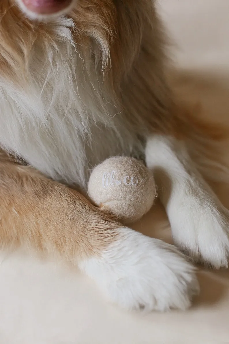 Lilco Natural Rubber Tennis Ball – Durable Dog Toy for Fetch - Image 2