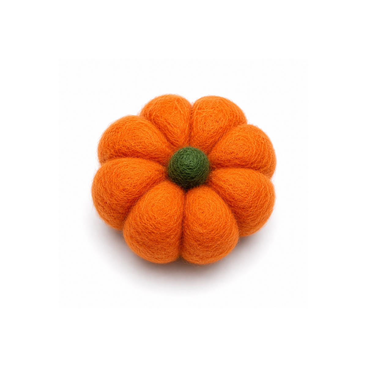 Felt Pumpkin and/or Turkey Toys - Needle Felted Fall Toy - Sold Individually Thanksgiving Montessori Play Cat Nip Playtime - Catnip Kicker - Image 6