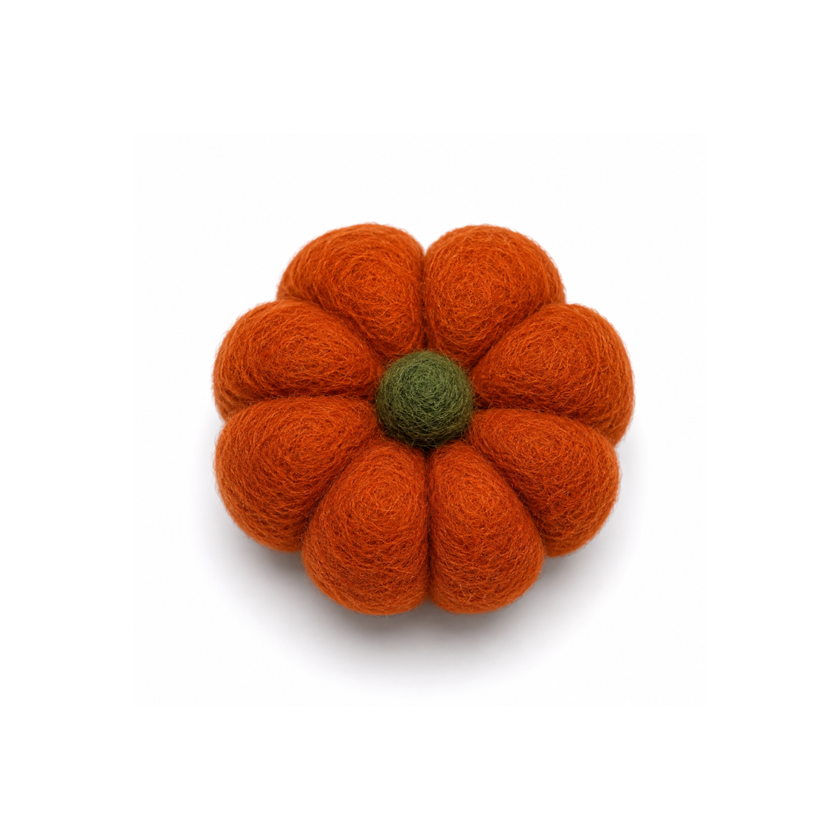 Felt Pumpkin and/or Turkey Toys - Needle Felted Fall Toy - Sold Individually Thanksgiving Montessori Play Cat Nip Playtime - Catnip Kicker - Image 5