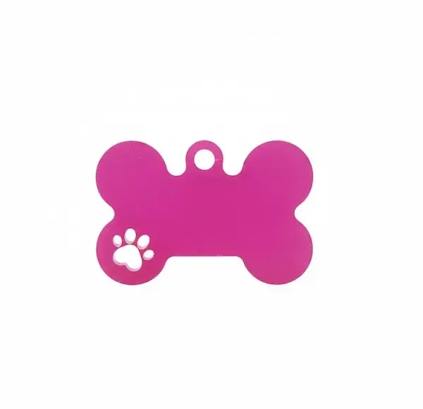 EMF Protection Pet Tag – Dog & Cat Collar Pendant for EMF Shielding - Pink
