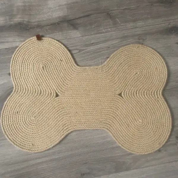 Handmade Jute Dog Place Mat