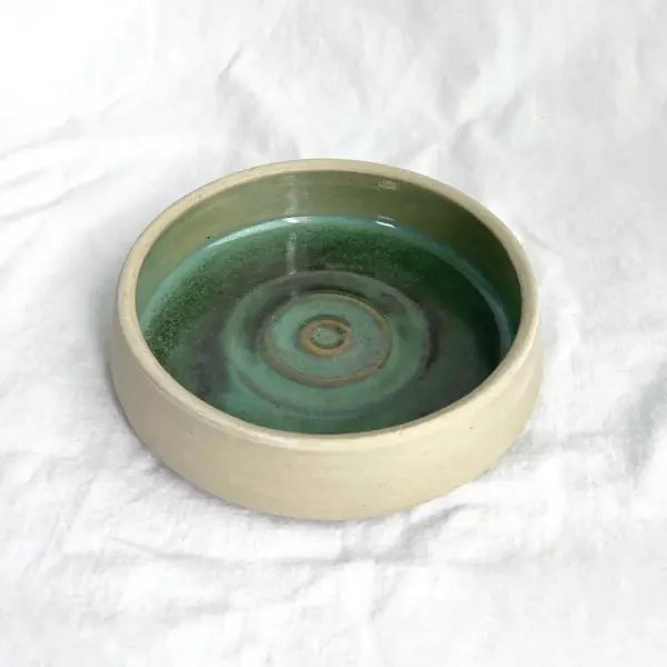 Handmade ceramic pet bowl