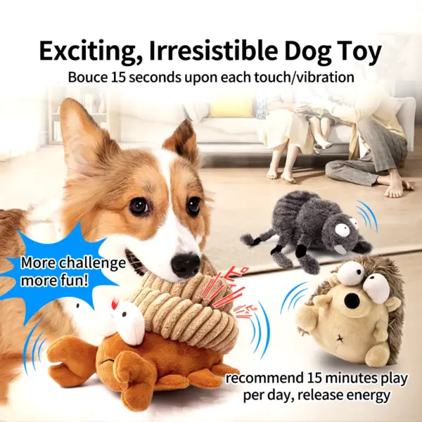 Interactive Dog Toy Plush Dog Toy Dancing Dog Toy Ball Dog Toy Dog Chew Toy Dog Fetch Toy Plush Puppy Toy Small Dog Toy