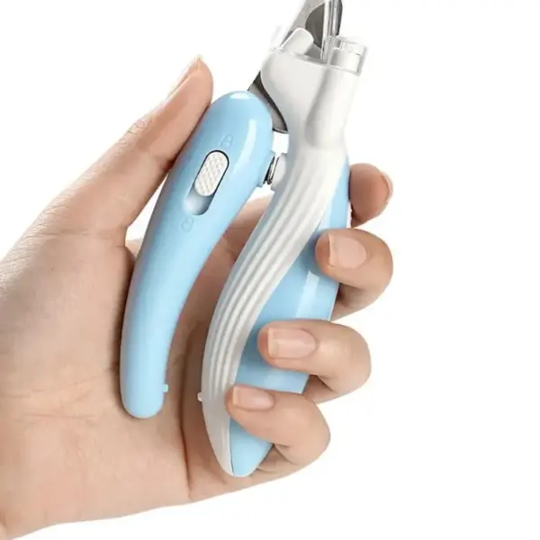 LED Pet Nail Clippers | Quiet USB Rechargeable Dog & Cat Grooming Tool