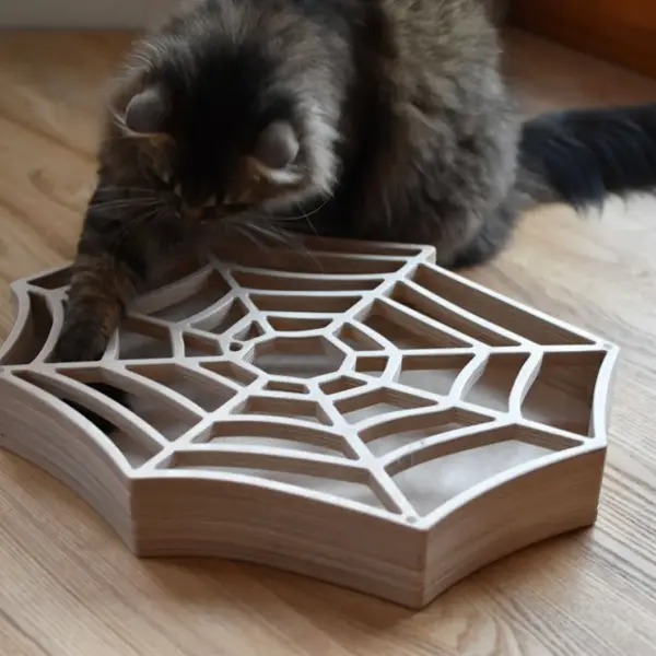 Wood Cat Toy Gift for Cats Entertainer Cat Toy Box Christmas Gift for Cat Lovers Interactive Cat Toy Cat Play Exercise Toy